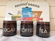 Set brown retro for sale  BEXHILL-ON-SEA