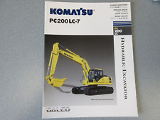 Folheto de escavadeira Komatsu PC200-7 12 páginas comprar usado  Enviando para Brazil