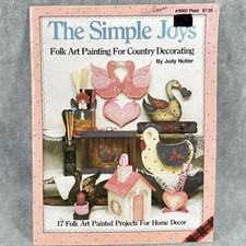 The Simple Joys Pintura de Arte Folclórica Judy Nutter Galinha Primavera Tole Livro de Pintura comprar usado  Enviando para Brazil
