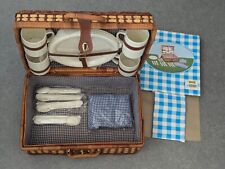 Vintage wicker picnic for sale  ENFIELD
