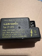 Satronic 870 zündtransformato gebraucht kaufen Satronic 870 zündtransformato gebraucht kaufen  Bielefeld