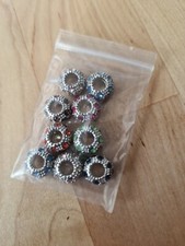 Großlochperlen perlen strass gebraucht kaufen  Kerpen