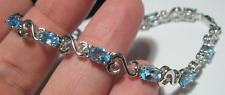 Blue topaz tennis for sale  WESTON-SUPER-MARE