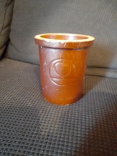 Schmalztopf braun alt gebraucht kaufen  Massenbachhausen