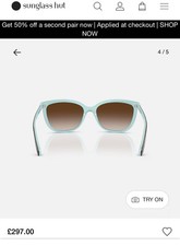 Tiffany sunglasses tf4105hb for sale  LONDON