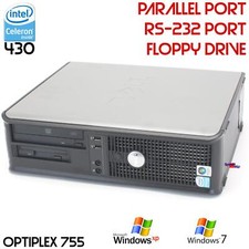 PC Ordenador Dell optiPlex 755 Dt Intel RS-232 Paralelo Lpt Fdd Windows XP 160GB comprar usado  Enviando para Brazil