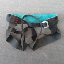 Usado, Arnês de equipamento de escalada vintage Chouinard preto grande forro de lã Patagônia comprar usado  Enviando para Brazil