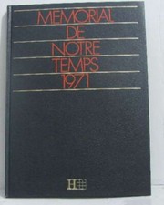 Memorial temps 1971 d'occasion  Bazouges-la-Pérouse