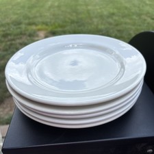 Porcelana Buffalo (5)Plain Off White Restaurant Ware 9,5" prato de jantar Country Core  comprar usado  Enviando para Brazil