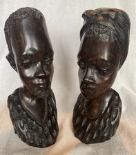 Pair vintage african for sale  NOTTINGHAM