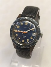 Relógio ALVICA Aqua 50 fabricado na Suíça Vintage, mergulhador 35mm com coroa. Funcionando bem!, usado comprar usado Relógio ALVICA Aqua 50 fabricado na Suíça Vintage, mergulhador 35mm com coroa. Funcionando bem!, usado comprar usado  Enviando para Brazil