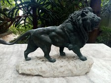Lion sculpture bronze d'occasion Lion sculpture bronze d'occasion  Villemomble
