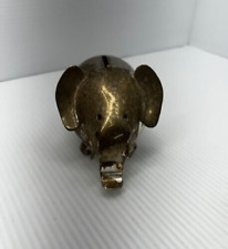 Estatuilla de elefante Napier Coin Bank placa de plata alcancía de metal de colección, usado segunda mano  Embacar hacia Argentina