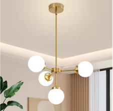 Gold chandelier lighting for sale  Indianapolis