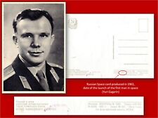 VOSTOK 1 Yuri GAGARIN Gagarine 1st man in Space Russian Space card dated 1961 !! comprar usado  Enviando para Brazil