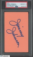 Jimmy johnson signed for sale  Passaic