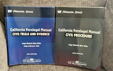 California paralegal manual for sale  Lompoc