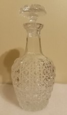 Vidro prensado DECANTER diamante e botão padrão rolha de cogumelo comprar usado  Enviando para Brazil