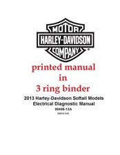 Manual de diagnóstico elétrico EDM 2013 Harley Davidson FLSTF Fat Boy Special comprar usado  Enviando para Brazil