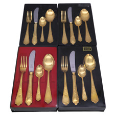 Goldenes vintage besteckset gebraucht kaufen  Erkrath