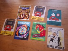 Lot affiches loterie d'occasion  Marseille I