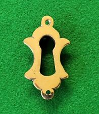 Brass escutcheon keyhole for sale  UK