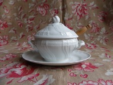 Moutardier porcelaine blanche d'occasion  Gandelu