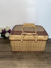 Ancien panier osier d'occasion  Metz-
