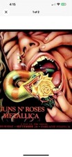 GUNS N’ ROSES & METALLICA 1992 CARTAZ DE CONCERTO TURNÊ-1ª IMPRESSÃO-AXL ROSE/SLASH comprar usado  Enviando para Brazil
