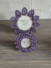 Purple jewelled photo for sale  ASHFORD