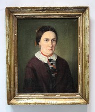 Portret imperium portret eleganckiej damy około 1800 roku, używany na sprzedaż  PL