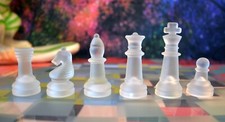Glass chess checkers for sale  Oceanside