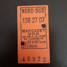 Ticket nord sud d'occasion  Fresnes