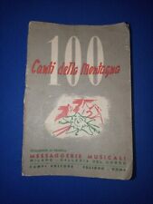 Libretto 100 canti usato  Italia