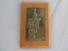 Ancienne plaque bronze d'occasion  Saint-Nazaire