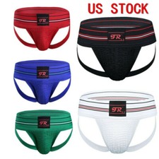 Calcinha masculina atlética jockstrap bunda aberta esporte suporte comprar usado  Enviando para Brazil