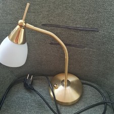 Messingfarbene tischleuchte di gebraucht kaufen  Arendsee