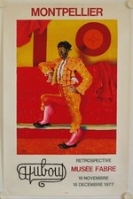 Affiche dubout retrospective d'occasion  La Courtine
