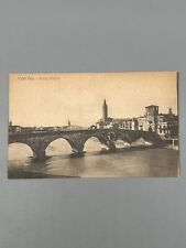 Cartolina verona ponte usato  Milano