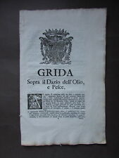 Grida dazio olio usato  Italia