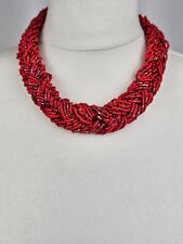 Perlen collier rot gebraucht kaufen  Neukirchen-Vluyn