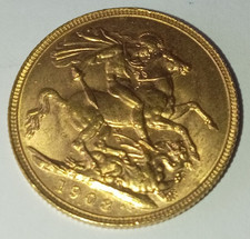 Edward vii gold for sale  SHREWSBURY