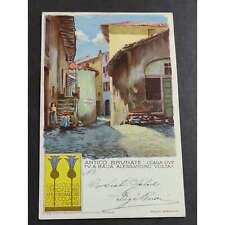 Cartolina antico brunate usato  Alessandria