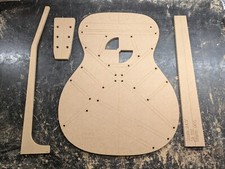 Acoustic guitar template for sale  UK