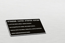 Sticker adesivo airbag usato  Misterbianco