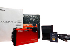[ESTADO PERFEITO] Câmera Digital Nikon Coolpix AW110 16.0MP Impermeável Laranja com Caixa Japão comprar usado  Enviando para Brazil