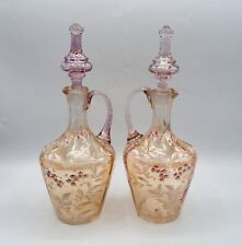 Paire carafes verre d'occasion  Montbrison