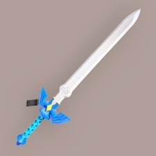 Master Sword – Legend of Zelda – 1:1 Scale 3D Printed Cosplay Prop – White PLA comprar usado  Enviando para Brazil