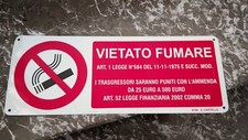 Cartello segnaletica vietato usato  Italia