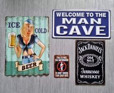 Tin signs beer for sale  DARTFORD